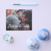 Modernes Foto Budget Spanische Hochzeit rettet das Flyer (Einzeln)