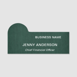 Modernes Foto Business Classic Name Tag Namensschild