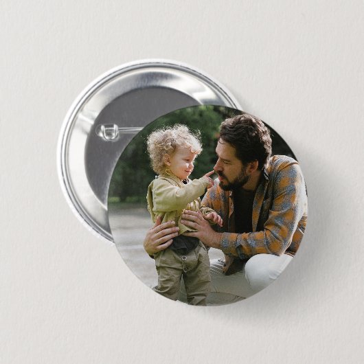 Modernes Foto Button (Vorne & Hinten)