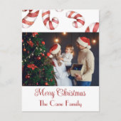 Modernes Foto Candy Cana Weihnachten (Vorderseite)
