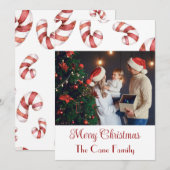 Modernes Foto Candy Cana Weihnachten (Vorne/Hinten)