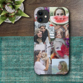 Modernes Foto Collage 6 Bild iPhone Case