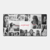 Modernes Foto Collage der BIrthday Mama Vater Schreibtischunterlage (Vorderseite)