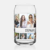 Modernes Foto | Collage Drinks Dosenglas (Rückseite)