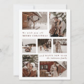 Modernes Foto Collage Frohe Weihnachten (Vorderseite)