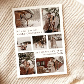 Modernes Foto Collage Frohe Weihnachten
