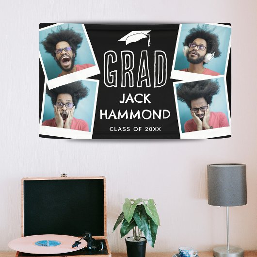 Modernes Foto Collage Graduate Banner
