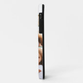 Modernes Foto Collage grün erste Monogramm Case-Mate iPhone Hülle (Hinten/Links)