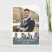 Modernes Foto Collage Husband | Boyfriend Karte (Vorderseite)