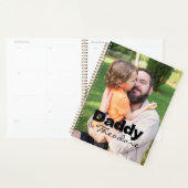 Modernes Foto Daddy & Baby Name Keepake Planer (Anzeige)