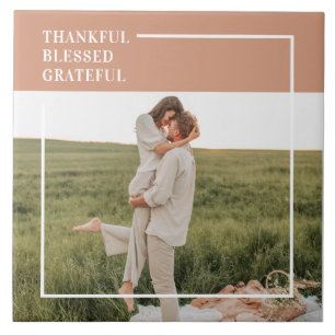 Modernes Foto   Dankbar gesegnet dankbar Fliese