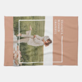 Modernes Foto | Dankbar gesegnet dankbar Geschirrtuch (Horizontal)