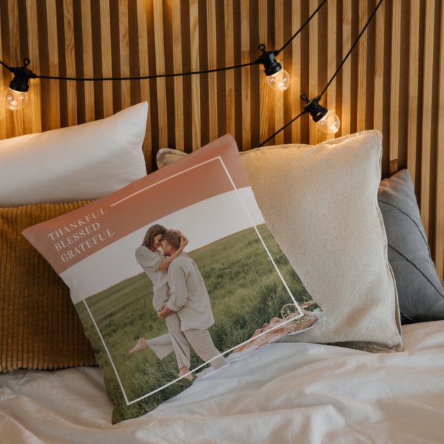 Modernes Foto | Dankbar gesegnet dankbar Kissen (Von Creator hochgeladen)