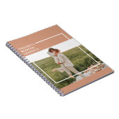 Modernes Foto | Dankbar gesegnet dankbar Notizblock (Rechte Seite)