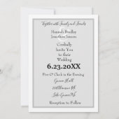 Modernes Foto, das ich tue, Einladungen für Hochze (Rückseite)