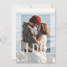 Modernes Foto, das ich tue, Einladungen für Hochze