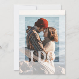 Modernes Foto, das ich tue, Einladungen für Hochze