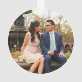 Modernes Foto, das wir während einer Pandemie Got  Ornament (Rückseite)