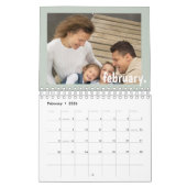 Modernes Foto der 2024-Familie Kalender (Feb 2026)