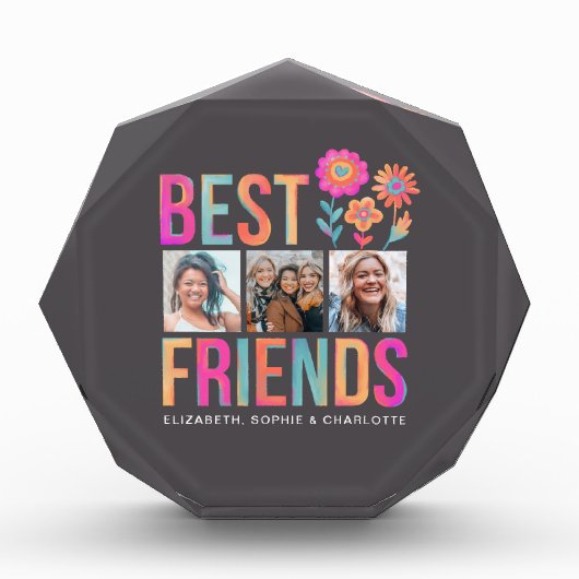 Modernes Foto der besten Freunde (Vorderseite)