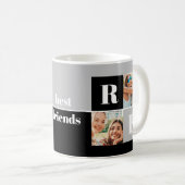 Modernes Foto der besten Freunde Kaffeetasse (VorderseiteRechts)