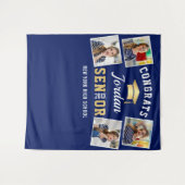 Modernes Foto der Golden Navy im Hintergrund Wandteppich (Vorderseite (Horizontal))