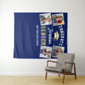 Modernes Foto der Golden Navy im Hintergrund Wandteppich (Beispiel (Horizontal))