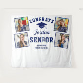 Modernes Foto der Golden Navy im Hintergrund Wandteppich (Vorderseite (Horizontal))