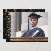 Modernes Foto der Graduate School Save The Date (Vorne/Hinten)