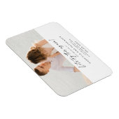 Modernes Foto der Kalligraphie Magnet (Rechte Seite)