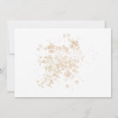 Modernes Foto der Kalligraphie Save The Date (Rückseite)