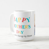 Modernes Foto des Happy Mothers Day Kaffeetasse (Vorderseite Links)