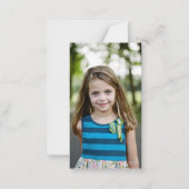 Modernes Foto des Typs XOXO Rosa Valentine Mitteilungskarte (Rückseite)