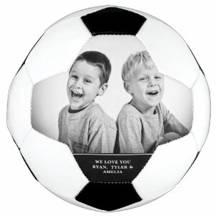 Modernes Foto des Vaters Fußball