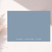 Modernes Foto Dusty Blue Wedding Save The Date