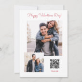 Modernes Foto - Einfache Spezialbotschaften Feiertagskarte (Vorderseite)