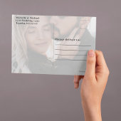 Modernes Foto Einfache Typografie muffig Minimalis Postkarte