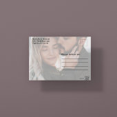 Modernes Foto Einfache Typografie muffig Minimalis Postkarte