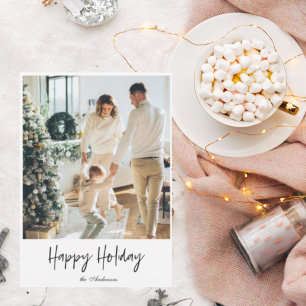 Modernes Foto Einfacher glücklicher Urlaub