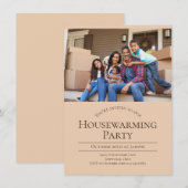 Modernes Foto Einladung (Vorne/Hinten)