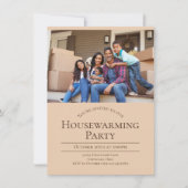 Modernes Foto Einladung (Vorderseite)