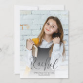 Modernes Foto Einladung (Rückseite)