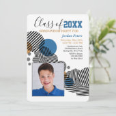 Modernes Foto Einladung (Stehend Vorderseite)