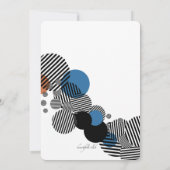 Modernes Foto Einladung (Rückseite)