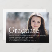 Modernes Foto Einladung (Vorne/Hinten)