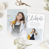 Modernes Foto Einladung