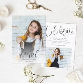 Modernes Foto Einladung