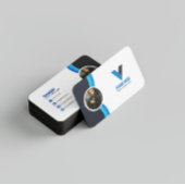 Modernes Foto Elegant Visitenkarte