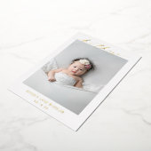 Modernes Foto Elegante Ankündigung über die Birth (Gedreht)