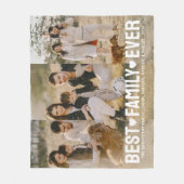 Modernes Foto Elegante Fleecedecke (Vorderseite)